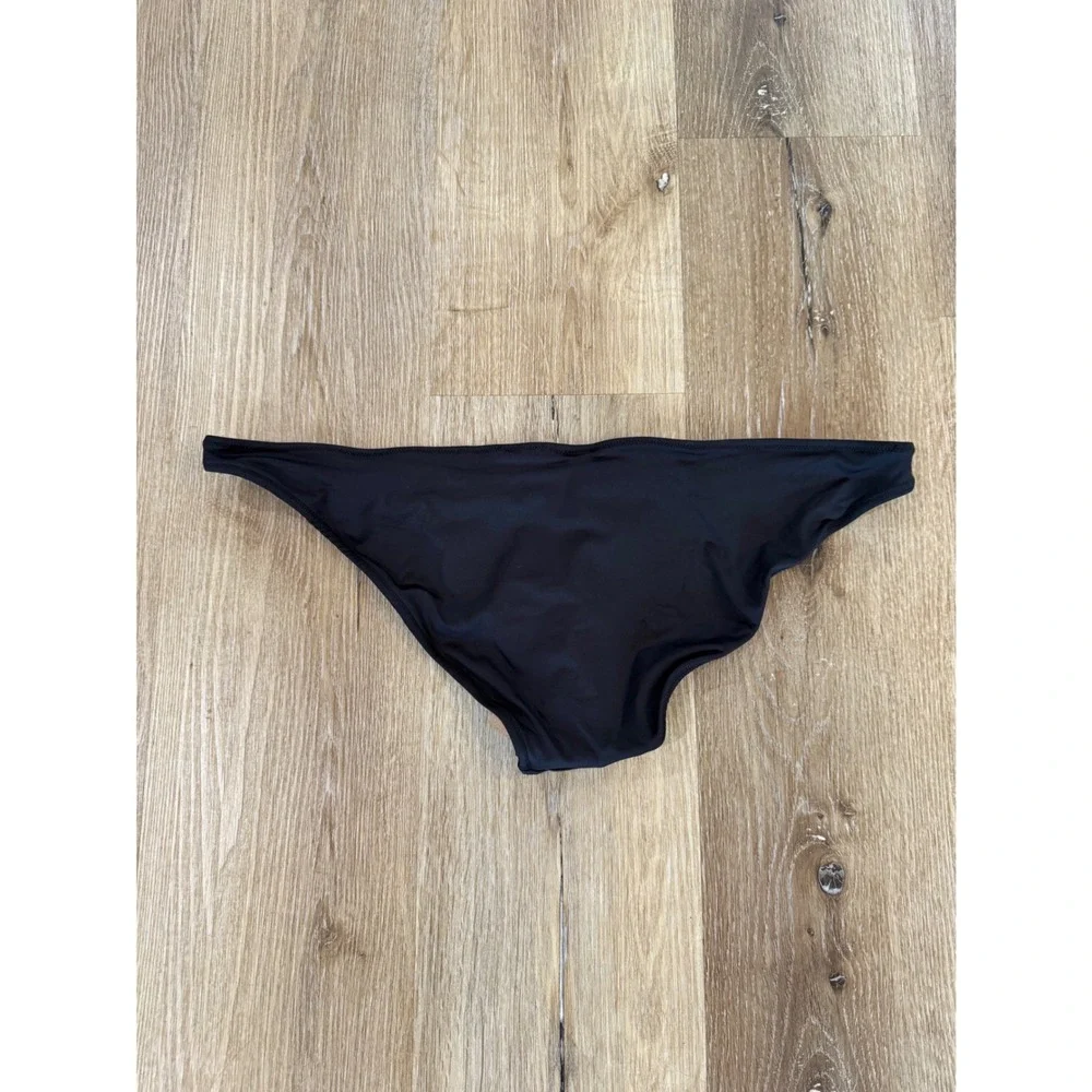 SKIMS Logo Hardware Bikini Bottom Womens XL Onyx Black NEW Swimwear BB-BIK-7508W